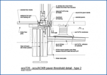 ecoJACK Paver-Threshold Detail Type 2